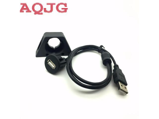 Car Dashboard Audio Stereo Extension Cable USB Extension Lead Cable 100CM Waterproof Cable Fit More Device