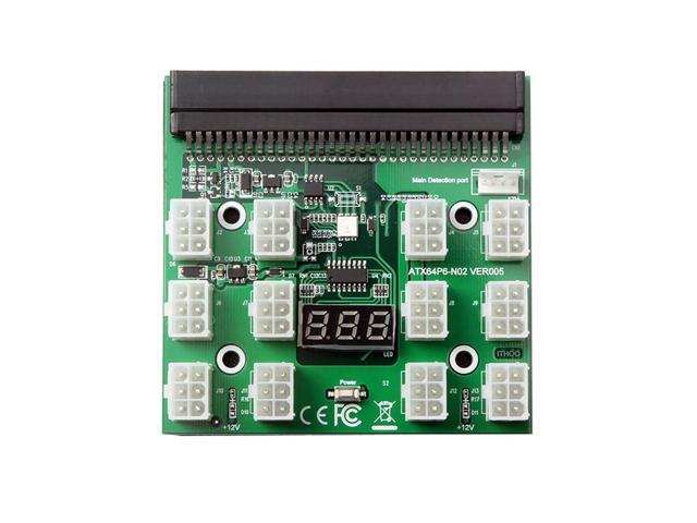 Breakout Board Adapter for Server Power Supply for HP 1200W 750W PSU GPU Mining