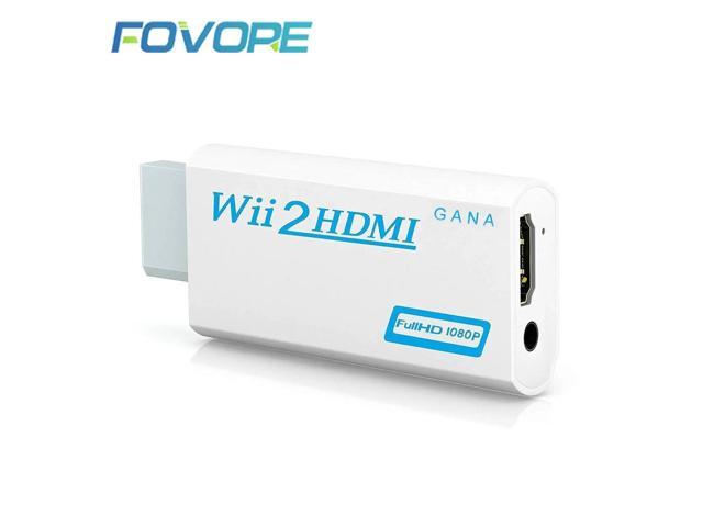Full HD 1080P Wii to HDMI Converter Adapter Wii2HDMI Converter 3.5mm Audio for PC HDTV Monitor Display