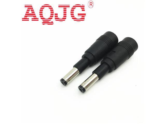 10 pcs DC Jack 5.5x2.1mm Female to 4.8x1.7mm (5.5*2.1 to 4.8*1.7) Male DC Power Adapter For HP Envy 4 6...Laptops (Long section)