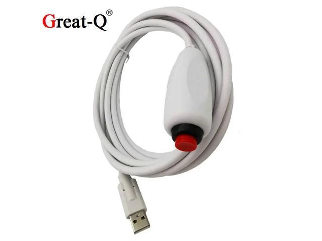 USB2.0 Nurse Call cable Push Button Cord Cable Nurse Station Universal Replacement Call Cord with Bed Sheet Clip 3m