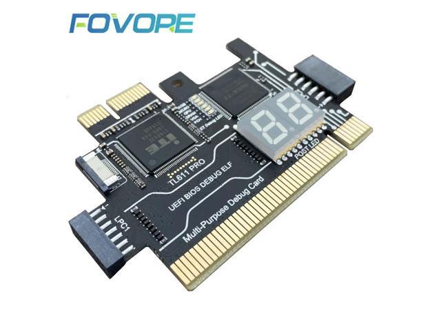 Analyzer LPC Debug Card PCI PCI-E Post Test Kit Motherboard Diagnostic Card