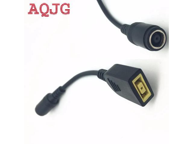 DC Tip Plug Connector Cord Cable 7.9*5.5MM Female TO Square Female For Lenovo IdeaPad Connector Charger Adapter Laptop 10cm