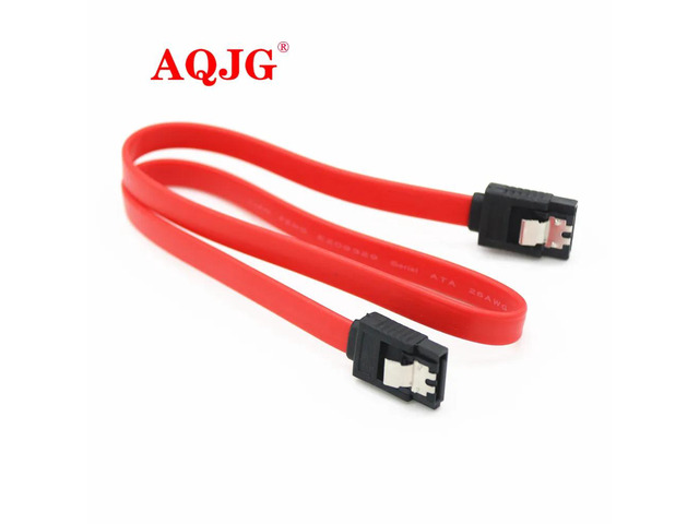 Straight Right Angle 6Gbps 30CM 50CM SATA 3.0 Cable 6GB/s SATA III SATA 3 Cable Flat Data Cord Super Speed for HDD SSD
