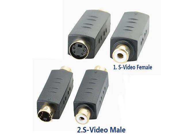 Brand RCA Female Composite to S-Video svideo Male /Female Adapter Adaptor Converter Connector