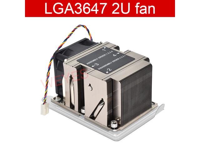 Brand LGA3647 2U CPU COOLER cooling fan heatsink for LGA3647 narrow workstation server Industrial Personal Computer Active