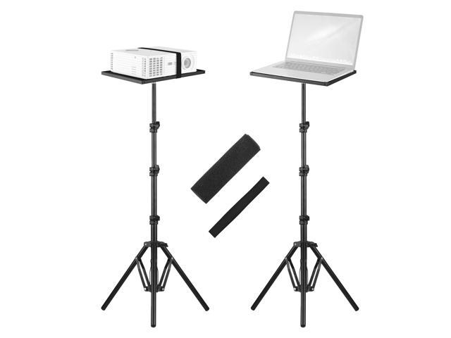 Universal Laptop Projector Tripod Stand Holder Aluminum Alloy Computer Floor Stand 16-53in Ajudtable Height for Stage Studio Use
