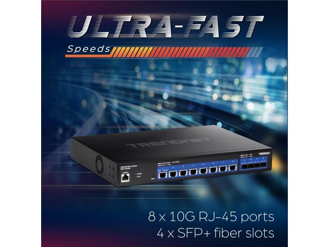 TRENDnet TEG-7124WS,12-Port 10G Web Smart Switch