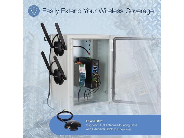 TRENDnet TI-W100 Industrial AC1200 Wireless Dual Band Gigabit Router