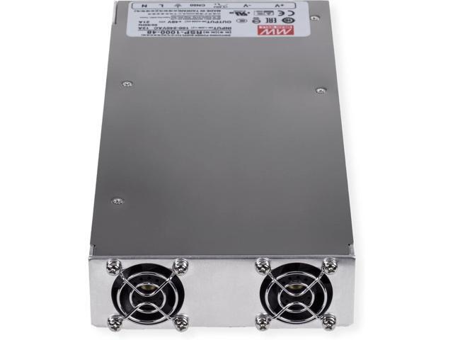 TRENDnet 1000W, 48V DC, 21A AC to DC Industrial Power Supply with PFC Function, TI-RSP100048, Compatible with 4U 19 Rackmount TI-R4U (Sold...