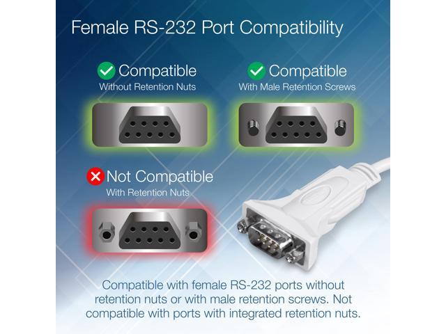 TRENDnet USB to Serial 9-Pin Converter Cable, TU-S910, USB to RS232 Serial Adapter, Supports Windows & Mac, USB 1.1, USB 2.0, USB 3.0, 3m (10 ft.)...