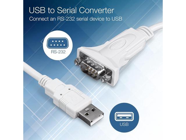 TRENDnet USB to Serial 9-Pin Converter Cable, TU-S910, USB to RS232 Serial Adapter, Supports Windows & Mac, USB 1.1, USB 2.0, USB 3.0, 3m (10 ft.)...