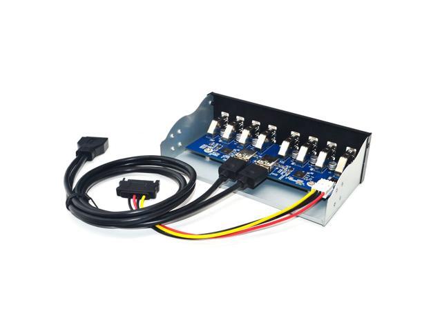 Weastlinks 8 Port USB Hub USB3 5.25 USB 3.0 Front Panel Splitters USB 3.0 Hub for PC USB-HUB Multiple USB3.0 HUB Splitter Hubs for Computer