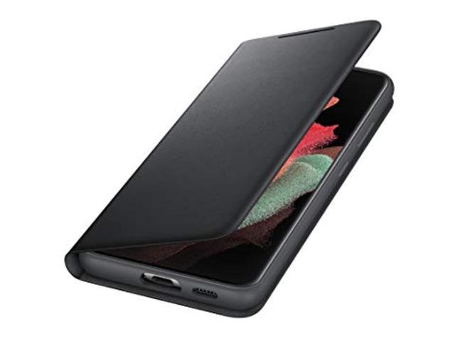Samsung Galaxy S21 Ultra Case, Led Wallet Cover - Black (Us Version)
