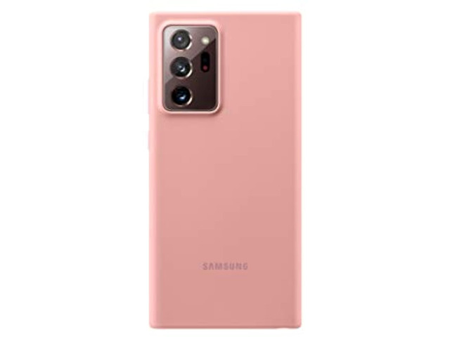 Samsung Galaxy Note20 Ultra 5G Case, Silicone Back Protective Cover - Brown (Us Version) (Ef-Pn985taegus)