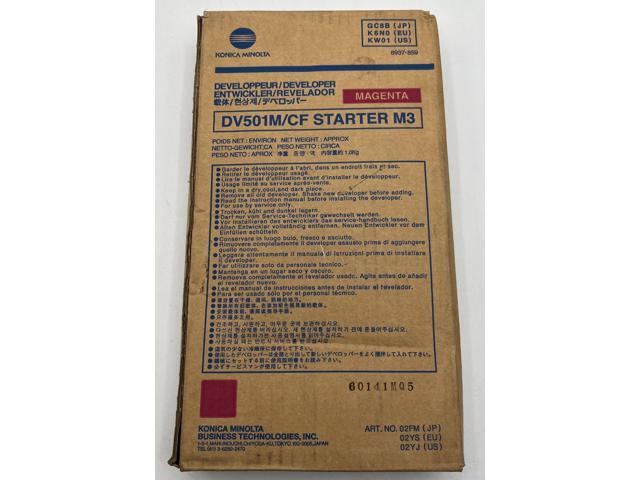 8937-859 (DV501M) OEM Konica/Minolta Magenta Toner