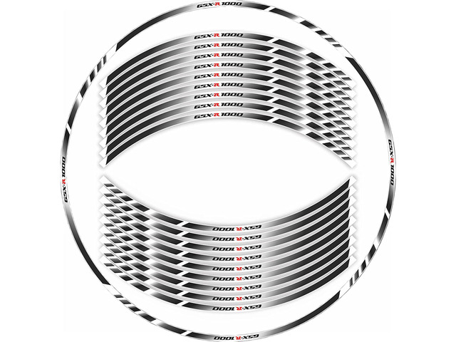 Motorcycle Reflective Rim Tapes Sticker Stripe for Suzuki GSXR1000 K1/GSXR1000 K3 /GSXR1000 K5/GSXR1000 K7/GSXR1000 K9/GSXR1000 K17 2017-2022 Rim...