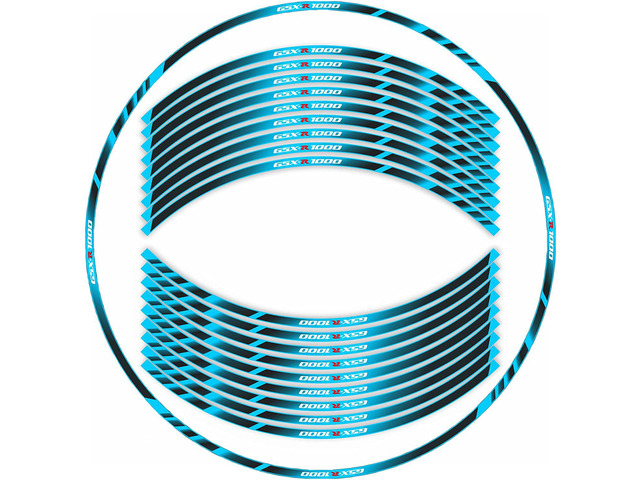 Motorcycle Reflective Rim Tapes Sticker Stripe for Suzuki GSXR1000 K1/GSXR1000 K3 /GSXR1000 K5/GSXR1000 K7/GSXR1000 K9/GSXR1000 K17 2017-2022 Rim...