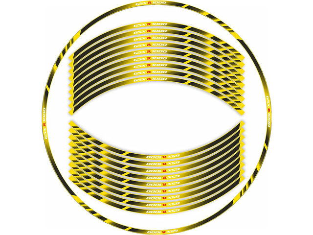 Motorcycle Reflective Rim Tapes Sticker Stripe for Suzuki GSXR1000 K1/GSXR1000 K3 /GSXR1000 K5/GSXR1000 K7/GSXR1000 K9/GSXR1000 K17 2017-2022 Rim...