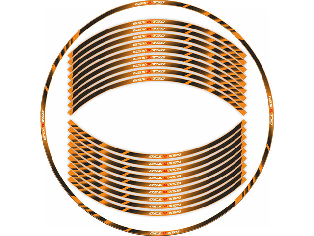 Motorcycle Reflective Rim Tapes Sticker Stripe for Suzuki GSXR750 K1 2000-2003/GSXR750 K4 2004-2005/GSXR750 K8 2008-2010/GSXR750 K11 2011-2019 Rim...