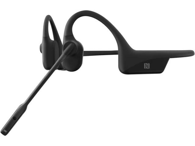 Shokz (AfterShokz) OpenComm - Bone Conduction Open-Ear Stereo Bluetooth Headset with Noise-Canceling Boom Microphone - Wireless Headset for Mobile.