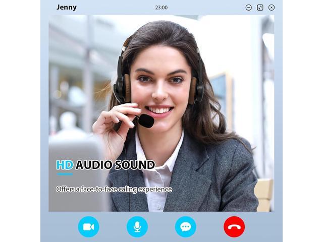 Arama USB Headset with Microphone Noise Cancelling & in-line Call Controls, Ultra Comfort 3.5mm Wired Headset for Cell Phone, Computer Headset with...