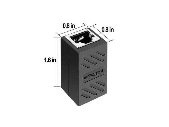 Y. D.F RJ45 Coupler, Ethernet Connectors, Hielded in-Line Coupler for Cat7/Cat6/Cat5e/Cat5 Ethernet Cable Extender Connector - Female to Female...