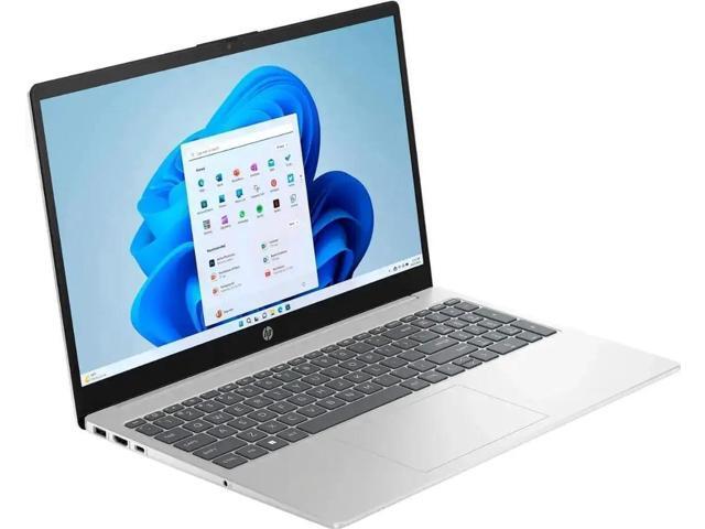 HP 15.6 FHD Touch Laptop - Intel core i5-1235U(up to 4.4 GHz) - 32GB RAM,512GB PCIe SSD - Win 11 Pro - Silver
