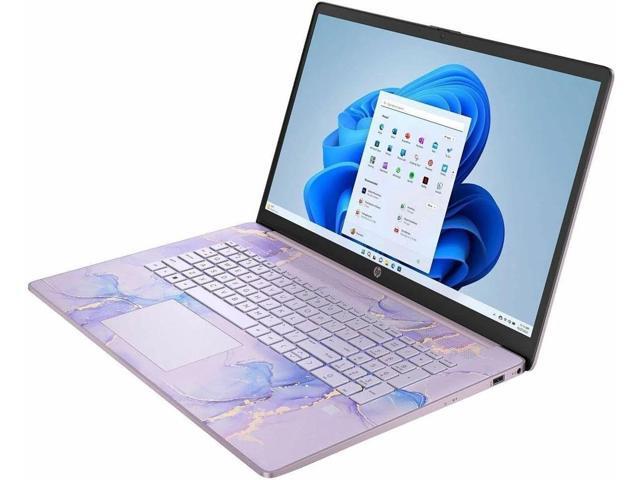 HP 17-cn0513nr 17.3' HD+ Laptop,Intel Celeron N4500,Intel UHD Graphics,Wi-Fi 5,4GB RAM,256 GB SSD,Win 11 Pro,Winter Lavender