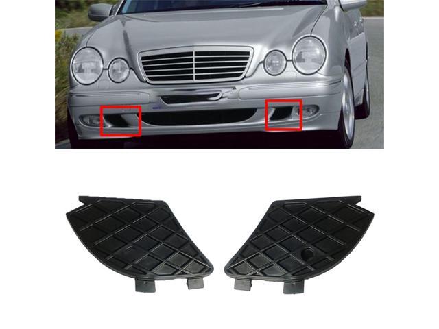 Acaigel Pair Front Bumper Fog Light Grill Cover For MERCEDES E-Class W210 E320 1999-2003