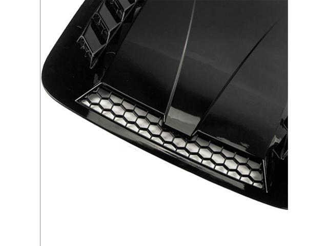 Paiying Universal Car Exterior Hood Vent Scoop Cover Air Intake Grille Inlet Trim Black
