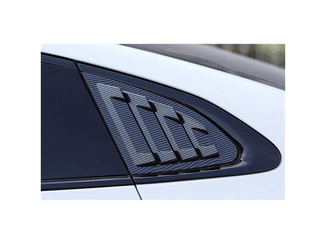Paiying 1 Pair ABS Carbon fiber Look Side Window Louver Shutter Cover For Chevrolet Malibu 2016-20