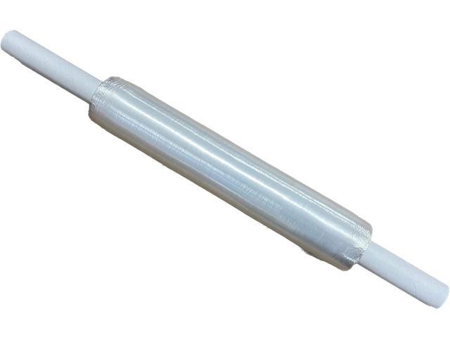18' x 1000' 80 Gauge 4 Rolls Pallet Extended Pre-Stretched Stretch Film Pipe Shrink Wrap 1000FT