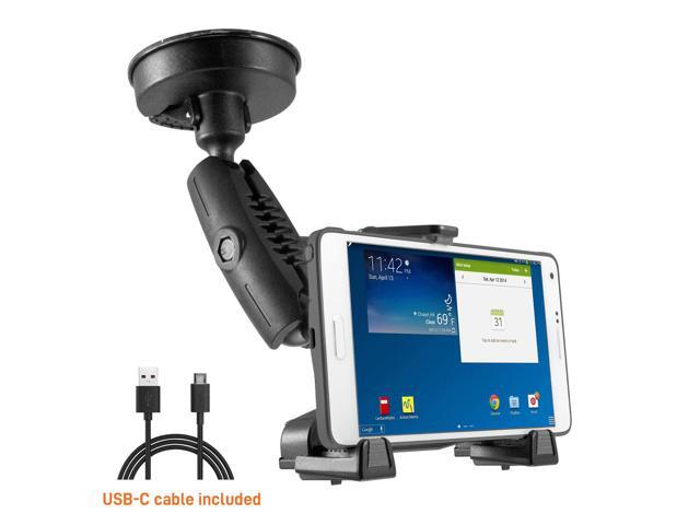 iBOLT xProDock NFC Bizmount - Phone Holder/Mount with Heavy Duty Suction Cup Base and 1.5m USB-C Cable- for Your Windshield, Dashboard - for...