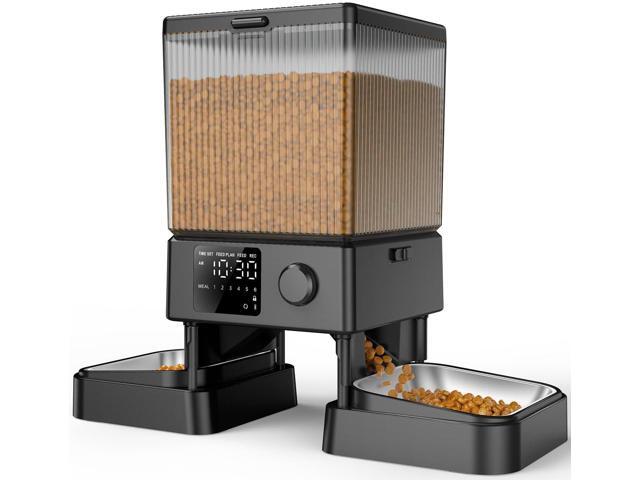 Automatic Cat Feeder for 2 Cats, 20 Cups/5L Automatic Cat Food Dispenser for Small Pets Indoor, Timed Cat Feeder for Dry Food