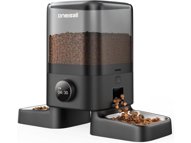 Automatic Cat Feeder for 2 Cats, 20 Cups/5L Auto Cat Feeder, Automatic Cats Food Dispenser for Small Pets Indoor, Timed Pet Feeder for Dry Food