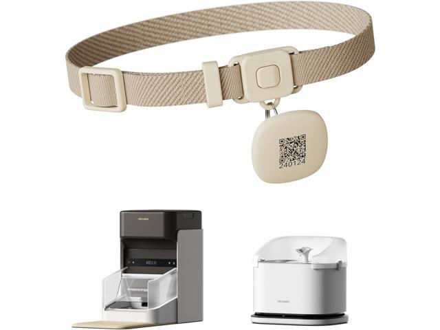 Upgraded Collar Tag for One Automatic Cat Feeder PLAF301 and Smart App Monitoring Multi Cats Water Fountain PLWF305, Lightweight and Compact.