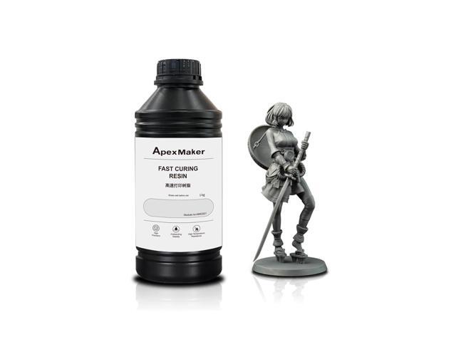 ApexMaker High Speed 3D Printer Resin, Fast Curing 3D Resin, 405nm High-Precision Excellent Fluidity Printing Liquid Standard photopolymer Low.