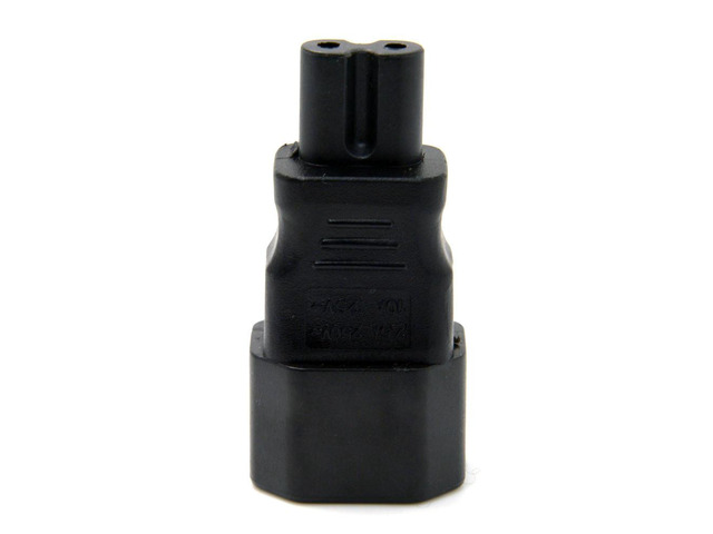 OIAGLH IEC 320 C14 Laki-laki Plug untuk C5 Kabel Adaptor Perempuan IEC 3 Pin Male untuk C5 Micky PDU Up Power Converter Cord