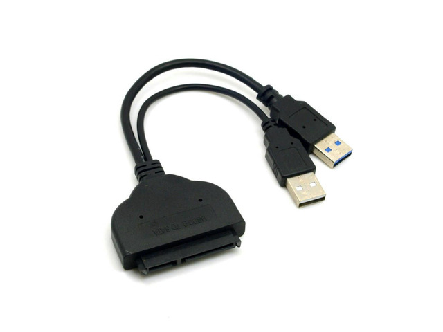 OIAGLH USB SATA Adaptor USB 3.0 untuk Micro SATA 7 + 9 16Pin Kabel Eksternal Hard Drive Converter untuk 2.5 '1.8 Inci Mikro SATA SSD /HDD