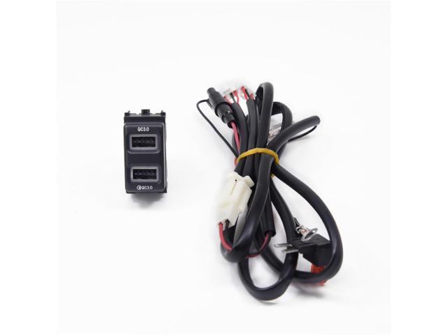 Paiying 18W Car Charger Qc3.0 Dual Usb Fast Charging For Nissan Patrol Y61 Y62