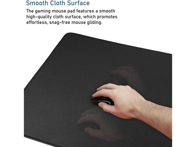 Large Extended Gaming Mouse Pad with Stitched Edges, (31.5X15.7In) Durable Non-Slip Natural Rubber Base, Waterproof Computer Keyboard Pad Mat for...