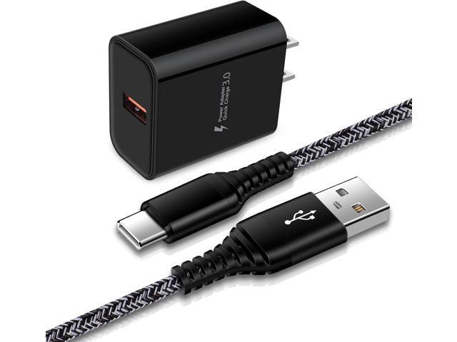 Quick Wall Charger Block 3A Android Phone Brick,9FT Fast Charging USB Type C Cable Power Cord for Samsung Galaxy A17 S25 Ultra A32 A52 Z Flip Fold...