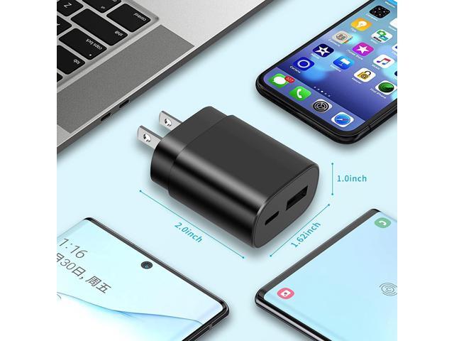 25W Dual Port Super Fast Charger Type C Wall Plug Adapter Quick Charging Block Compatible with Samsung Galaxy S22/ S22 Plus/ S21/ S21 Ultra/Z Fold...