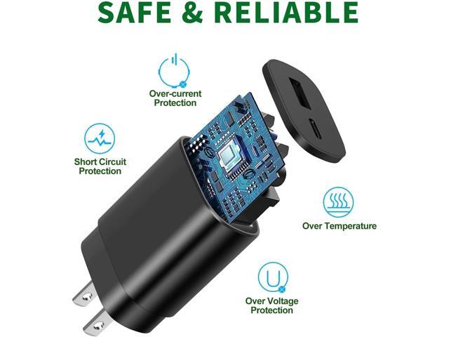 25W Dual Port Super Fast Charger Type C Wall Plug Adapter Quick Charging Block Compatible with Samsung Galaxy S22/ S22 Plus/ S21/ S21 Ultra/Z Fold...