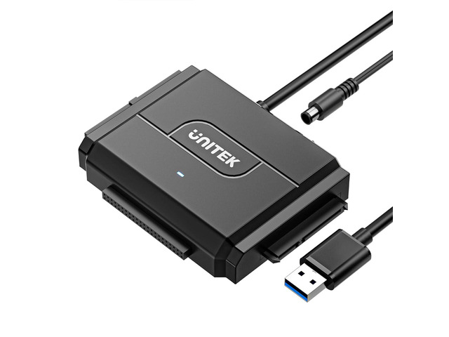 Unitek SATA/IDE to USB 3.0 Adapter, IDE Hard Drive Adapter Kit Recovery Converter for Universal 2.5'/3.5' Inch IDE and SATA External HDD/SSD,...