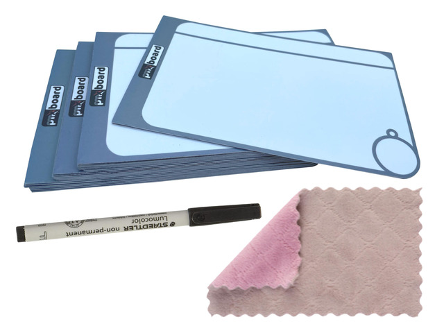 Kanban Board, Scrum Board, Agile Board, Magnetic Task Cards Set - Gray. 30 Pack, 1 Special Marker and Cleaner