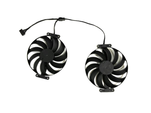 2Pcs/Set 95mm T129215SU,Video Card Fan,GPU Cooler,For DUAL-RTX3070-8G,DUAL-RTX3060TI-O8G,RTX3060-12G-GAMING