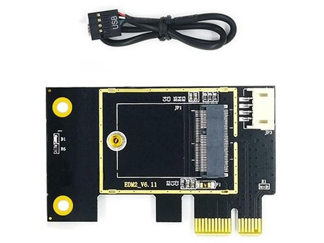 Hot NGFF M.2 to PCIE Wireless Network Card Adapter Card Supports 7260 8265 1650 1675X AX200 AX210 Network Card