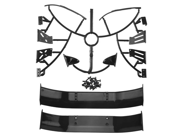 Hot for 1/10 RC Racing Drift Car Rear Wings Drift Road Body Spoiler Wing Universal Parts Accessories